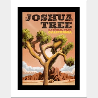 Joshua Tree National Park Outdoor Vintage Posters and Art